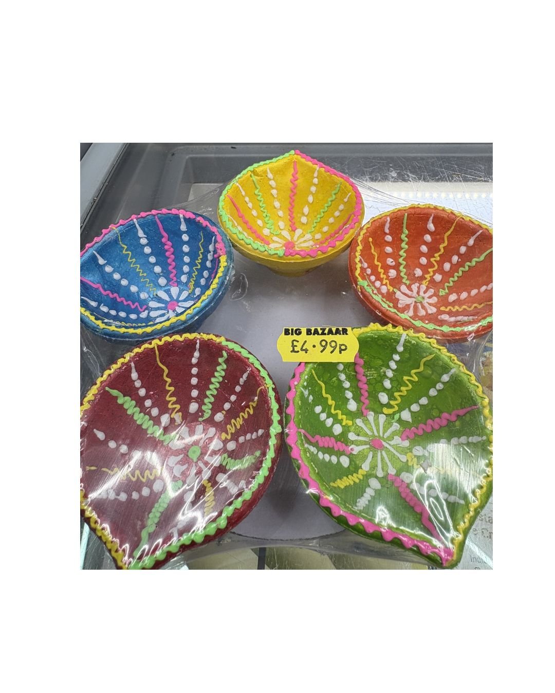 Untitled design (9) Earthen Lamps/ 5 diyas - Image 1